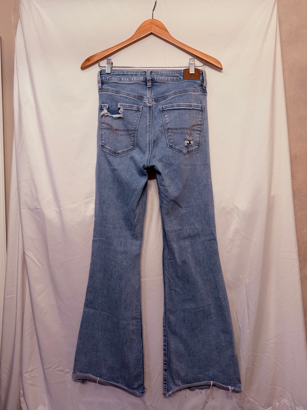 American Eagle Outfitters Super High Rise Flare Jeans - Picture 3 of 5